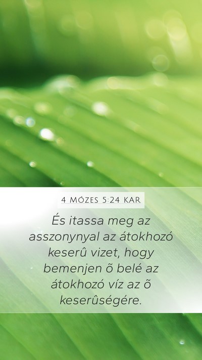 4 Mózes 5:24 KAR Bible Verse Image