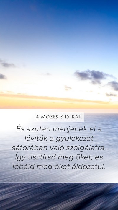 4 Mózes 8:15 KAR Bible Verse Image