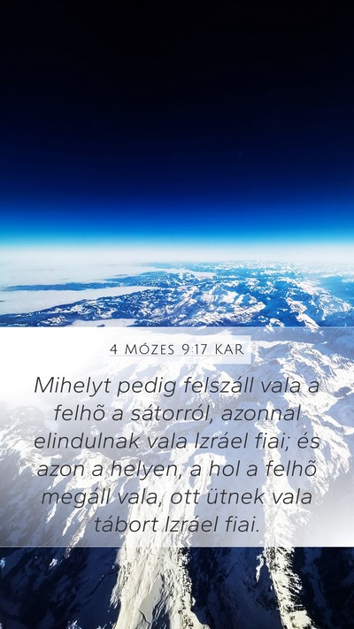 4 Mózes 9:17 KAR Bible Verse Image
