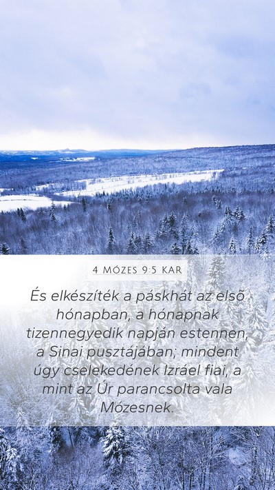 4 Mózes 9:5 KAR Bible Verse Image
