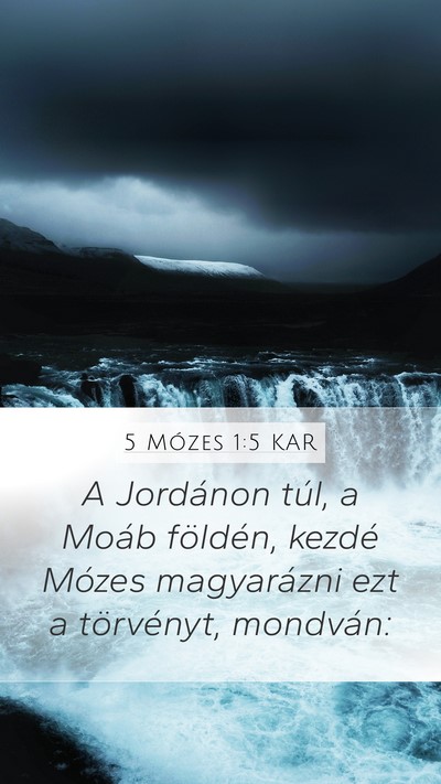 5 Mózes 1:5 KAR Bible Verse Image