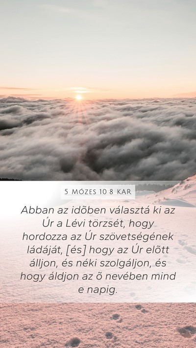 5 Mózes 10:8 KAR Bible Verse Image