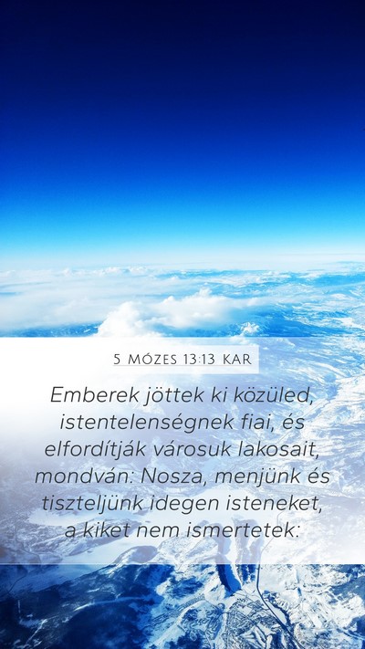 5 Mózes 13:13 KAR Bible Verse Image