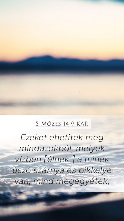 5 Mózes 14:9 KAR Bible Verse Image