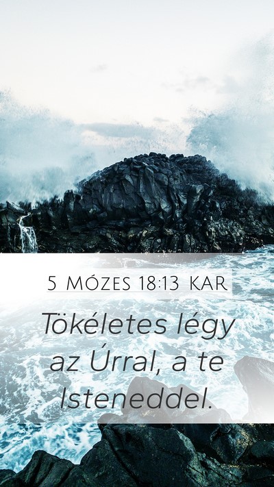 5 Mózes 18:13 KAR Bible Verse Image