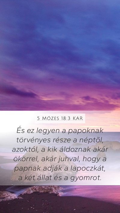 5 Mózes 18:3 KAR Bible Verse Image