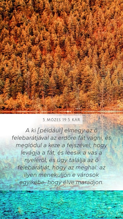5 Mózes 19:5 KAR Bible Verse Image