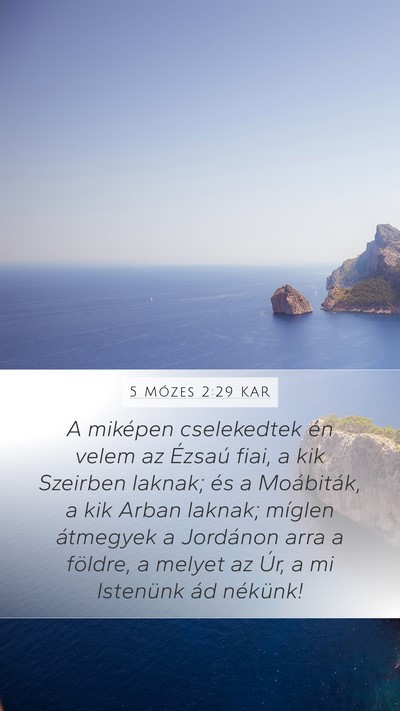 5 Mózes 2:29 KAR Bible Verse Image