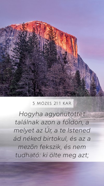 5 Mózes 21:1 KAR Bible Verse Image