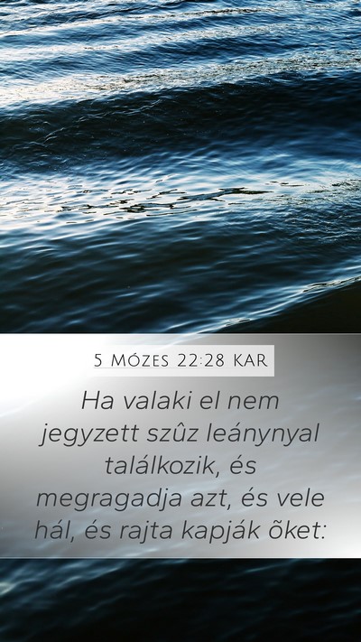 5 Mózes 22:28 KAR Bible Verse Image