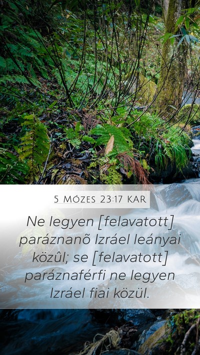 5 Mózes 23:17 KAR Bible Verse Image