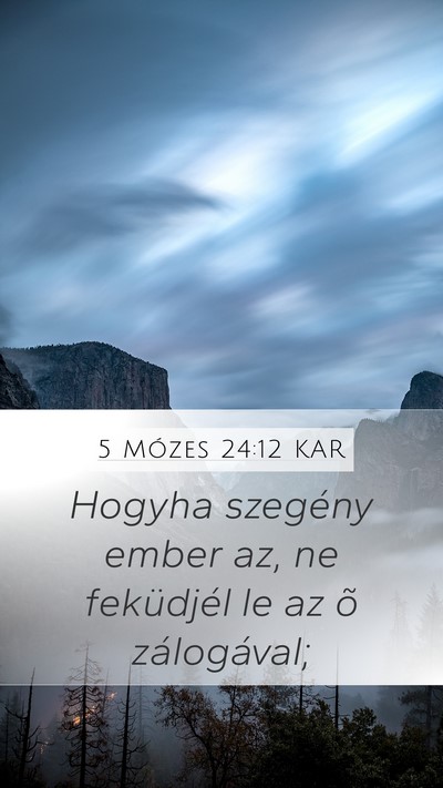 5 Mózes 24:12 KAR Bible Verse Image