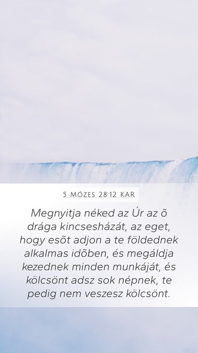 5 Mózes 28:12 KAR Bible Verse Image