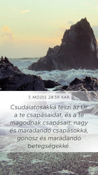 5 Mózes 28:59 KAR Bible Verse Image