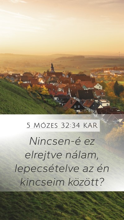 5 Mózes 32:34 KAR Bible Verse Image