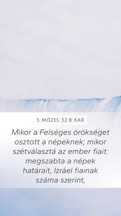 5 Mózes 32:8 KAR Bible Verse Image