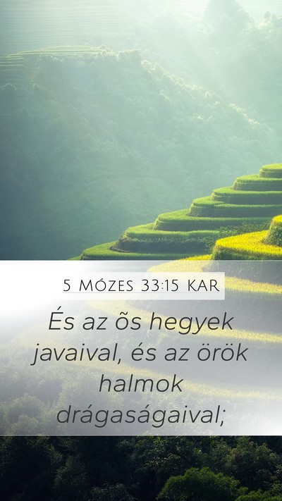 5 Mózes 33:15 KAR Bible Verse Image