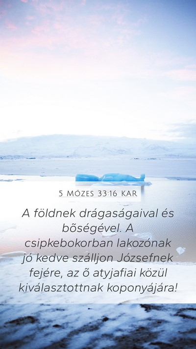 5 Mózes 33:16 KAR Bible Verse Image