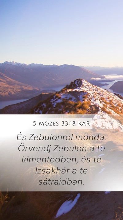 5 Mózes 33:18 KAR Bible Verse Image
