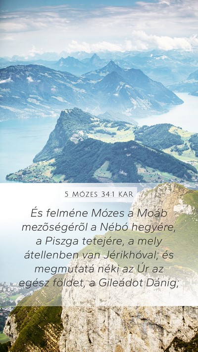 5 Mózes 34:1 KAR Bible Verse Image