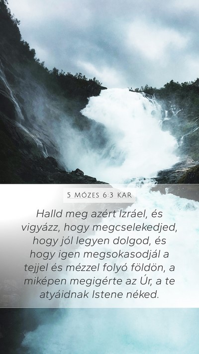 5 Mózes 6:3 KAR Bible Verse Image