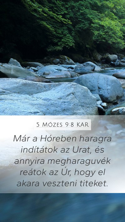5 Mózes 9:8 KAR Bible Verse Image