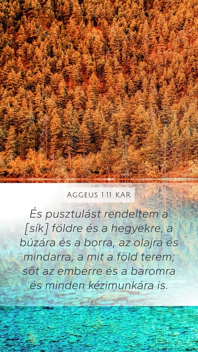 Aggeus 1:11 KAR Bible Verse Image