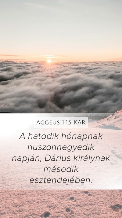 Aggeus 1:15 KAR Bible Verse Image