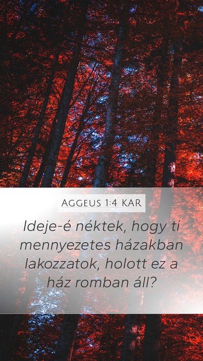 Aggeus 1:4 KAR Bible Verse Image