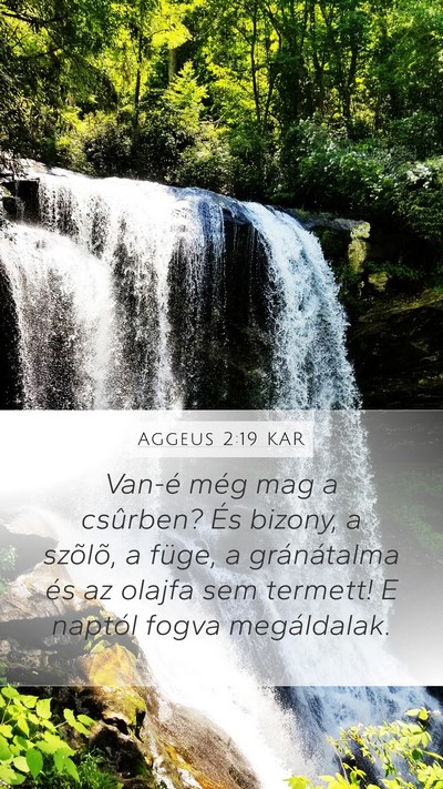 Aggeus 2:19 KAR Bible Verse Image