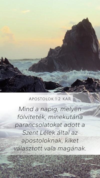 Apostolok 1:2 KAR Bible Verse Image