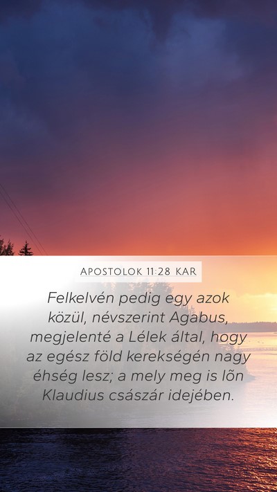 Apostolok 11:28 KAR Bible Verse Image