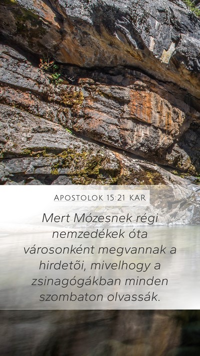 Apostolok 15:21 KAR Bible Verse Image