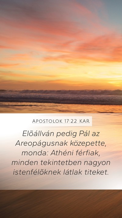 Apostolok 17:22 KAR Bible Verse Image