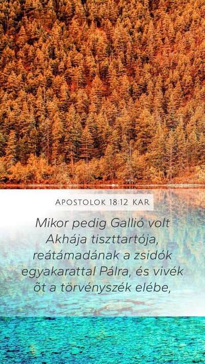 Apostolok 18:12 KAR Bible Verse Image