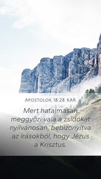 Apostolok 18:28 KAR Bible Verse Image