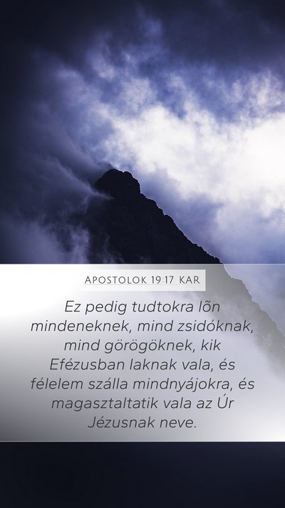 Apostolok 19:17 KAR Bible Verse Image