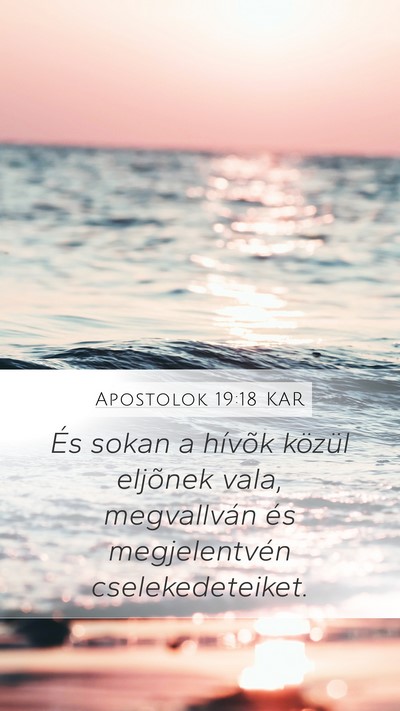 Apostolok 19:18 KAR Bible Verse Image