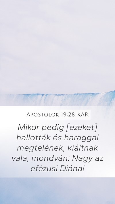 Apostolok 19:28 KAR Bible Verse Image
