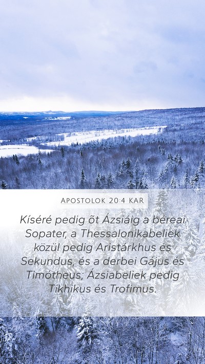 Apostolok 20:4 KAR Bible Verse Image