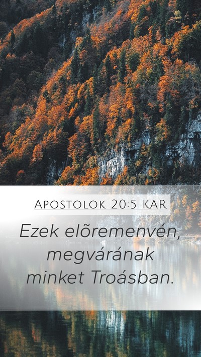 Apostolok 20:5 KAR Bible Verse Image