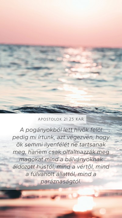 Apostolok 21:25 KAR Bible Verse Image