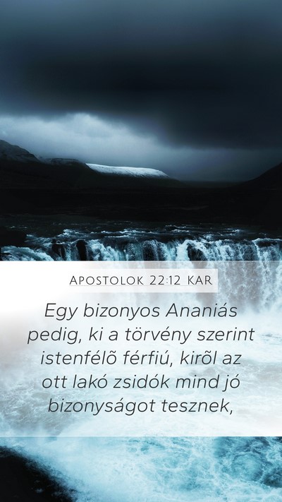 Apostolok 22:12 KAR Bible Verse Image