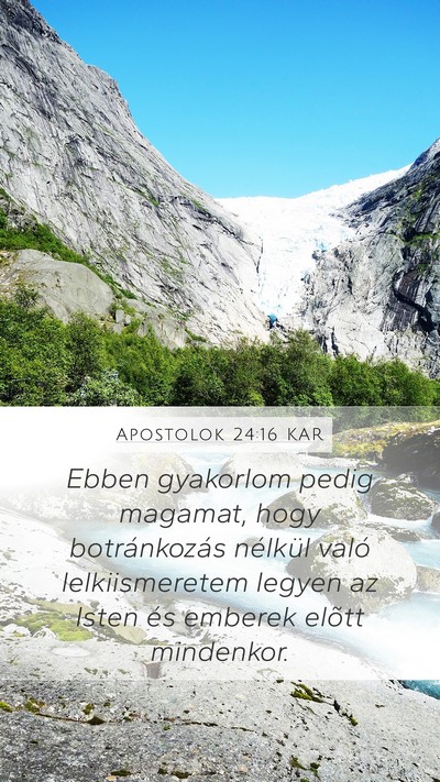 Apostolok 24:16 KAR Bible Verse Image
