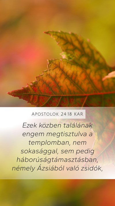 Apostolok 24:18 KAR Bible Verse Image