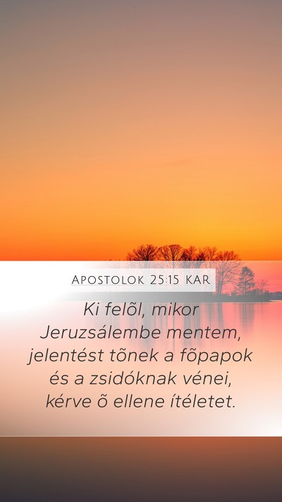 Apostolok 25:15 KAR Bible Verse Image
