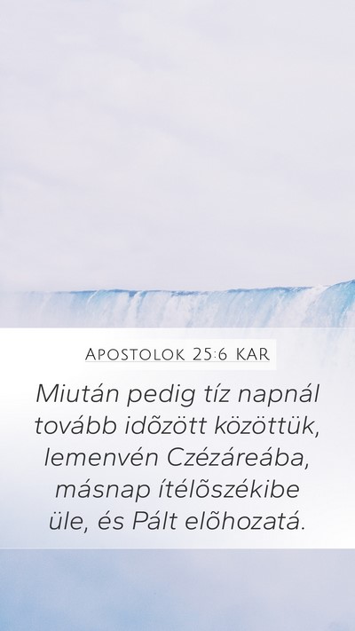 Apostolok 25:6 KAR Bible Verse Image