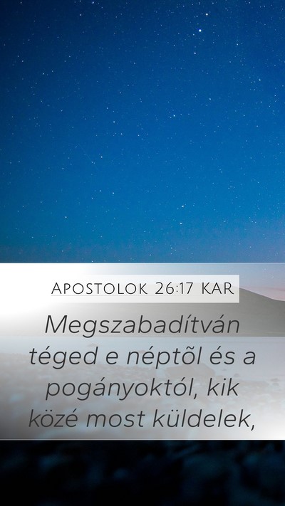 Apostolok 26:17 KAR Bible Verse Image