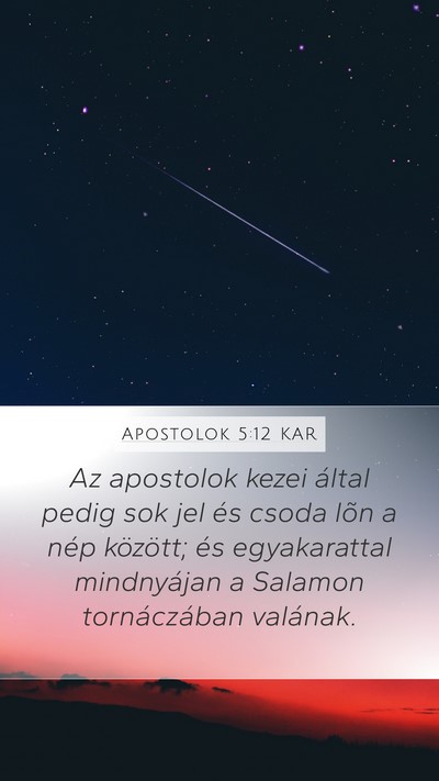 Apostolok 5:12 KAR Bible Verse Image