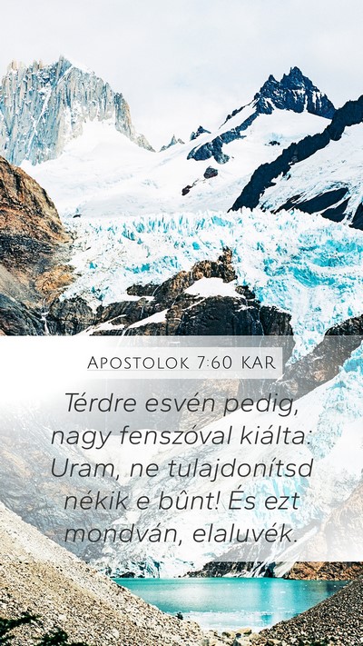 Apostolok 7:60 KAR Bible Verse Image